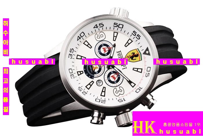  ǰð Replica Ferrari Men Black Rubber Strap Japanese Quartz Movement. YC001-10