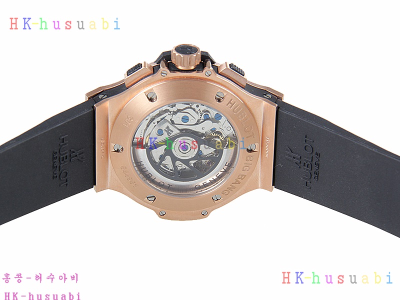 HUBLOT - ð BIG BANG CHRONOGRAPH ROSEGOLD BLACK DIAL DIAMOND-02