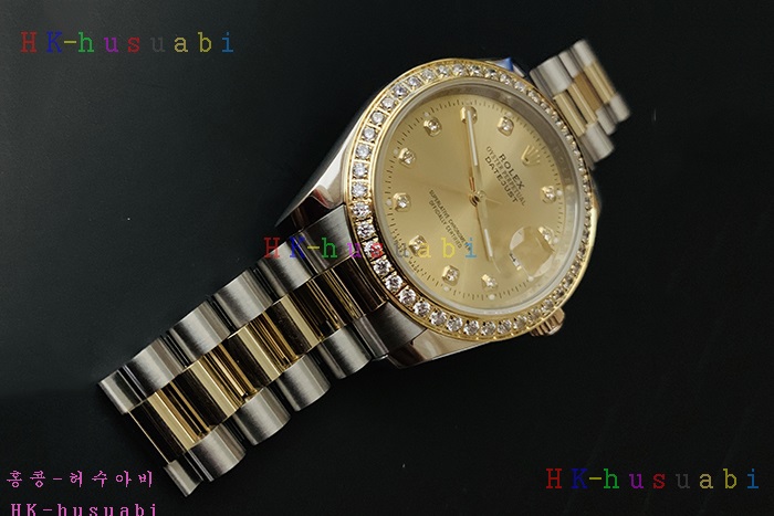  η ڽð Replica Rolex Datejust Automatic Movement Yellow gold Dial Crown Men.928117-32