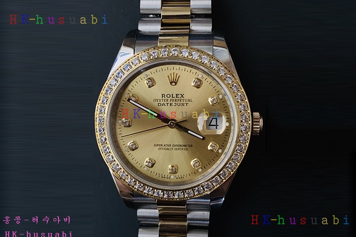  η ڽð Replica Rolex Datejust Automatic Movement Yellow gold Dial Crown Men.928117-32