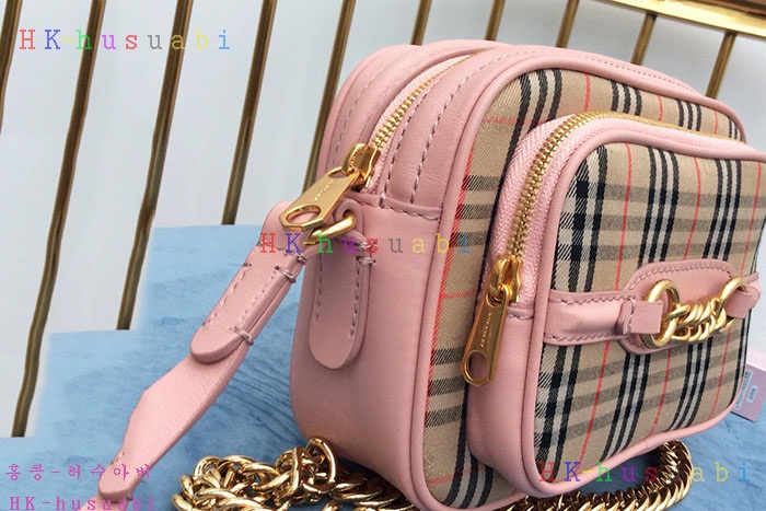 ★미러급★ 버버리 빈티지체크 카메라백  BB 1112555-2