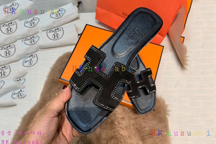 NEW 에르메스 여성용 슬리퍼 H555732