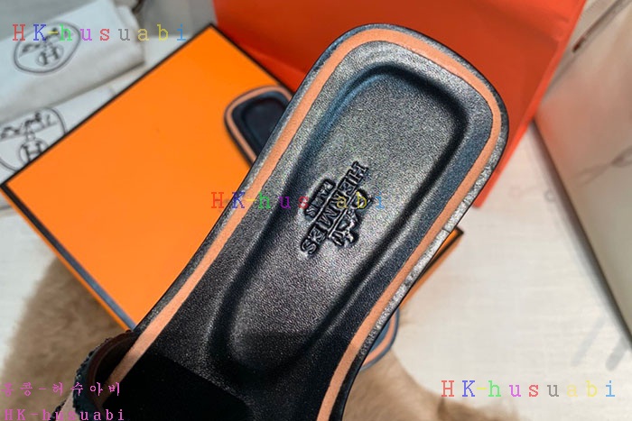 NEW 에르메스 여성용 슬리퍼 H555733