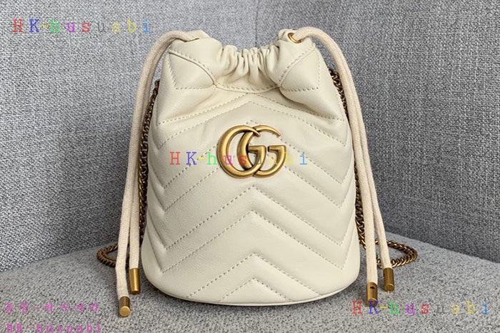 ★미러급★ 구찌 GG 마몽 미니 버킷백 ‎575163-2