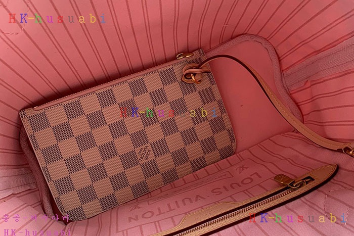 ★미러급★루이비통 다미에 아주르 캔버스 네버풀 PM N41363