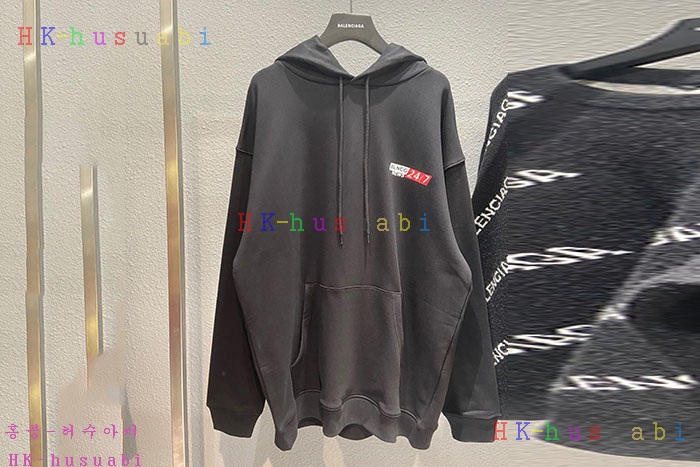 NEW 발렌시아가 후드티 신상 B 757241