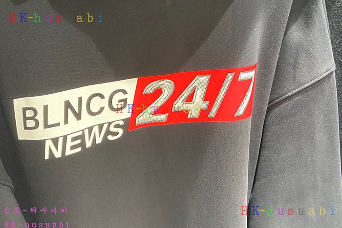 NEW 발렌시아가 후드티 신상 B 757241