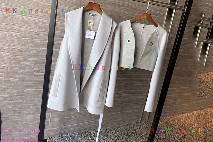 NEW 에르메스 코트 신상 H 2233002(리얼가죽)