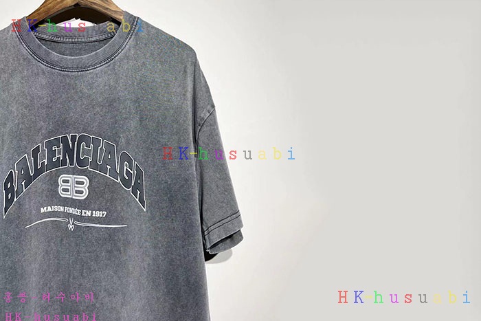 NEW 발렌시아가 반팔티 신상 B 9941122