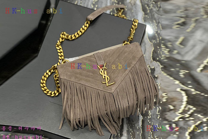 ★미러급★입생로랑 YSL 스웨이드 체인 컬리지 5317050-2