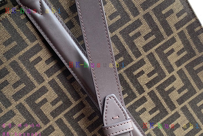 ★미러급★펜디 FF 자카드 패브릭 쇼퍼백 7VA390