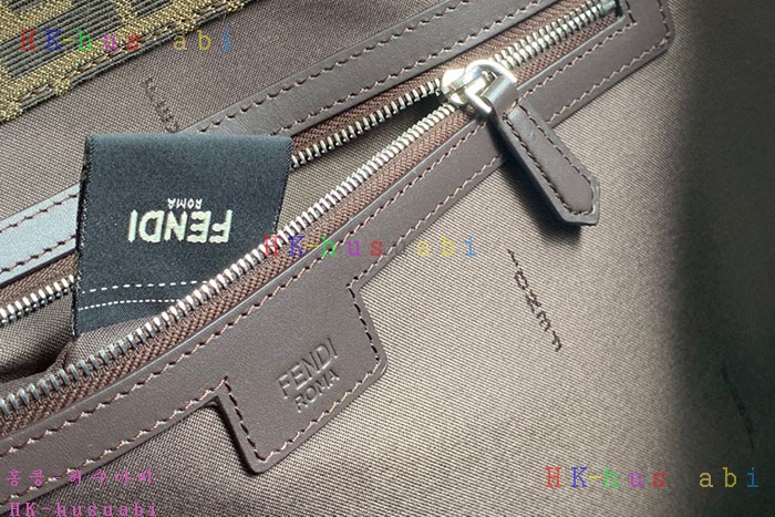 ★미러급★펜디 FF 자카드 패브릭 쇼퍼백 7VA390