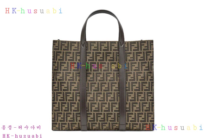 ★미러급★펜디 FF 자카드 패브릭 쇼퍼백 7VA390