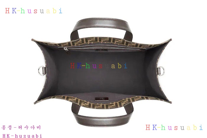 ★미러급★펜디 FF 자카드 패브릭 쇼퍼백 7VA390