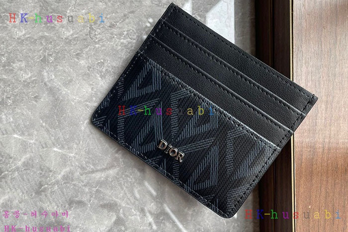 ★미러급★디올 다이아몬드 캔버스  카드 홀더 2ESCH135