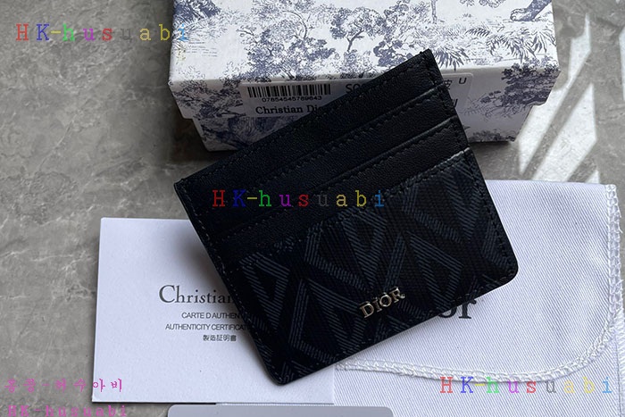 ★미러급★디올 다이아몬드 캔버스  카드 홀더 2ESCH135