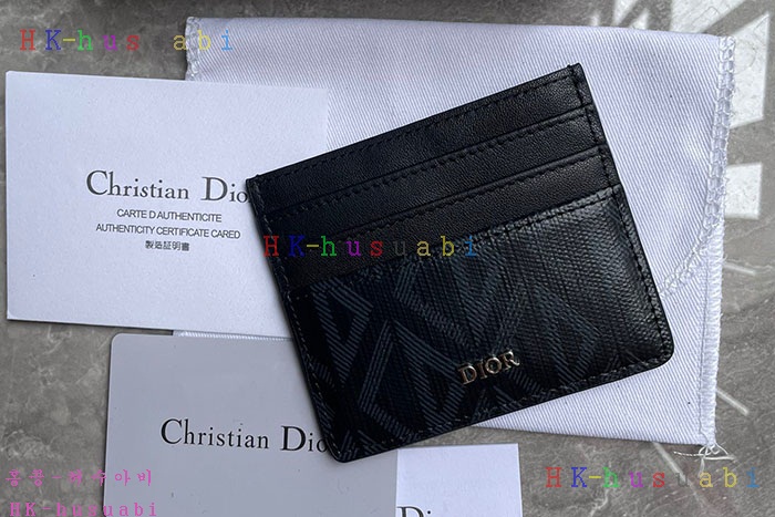 ★미러급★디올 다이아몬드 캔버스  카드 홀더 2ESCH135