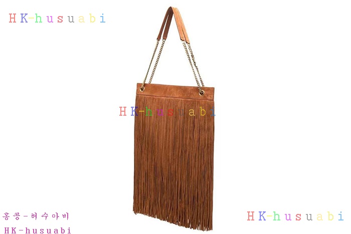 ★미러급★입생로랑 그레이스 프린지  숄더백 6337520-2