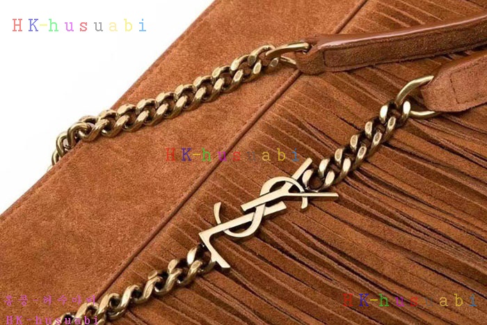 ★미러급★입생로랑 그레이스 프린지  숄더백 6337520-2