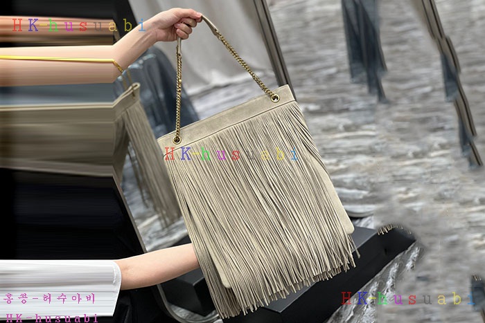 ★미러급★입생로랑 그레이스 프린지  숄더백 6337520-3