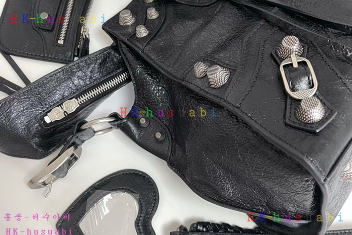 ★미러급★발렌시아가 라인스톤 네오 카르골 시티 핸드백 700451210-2