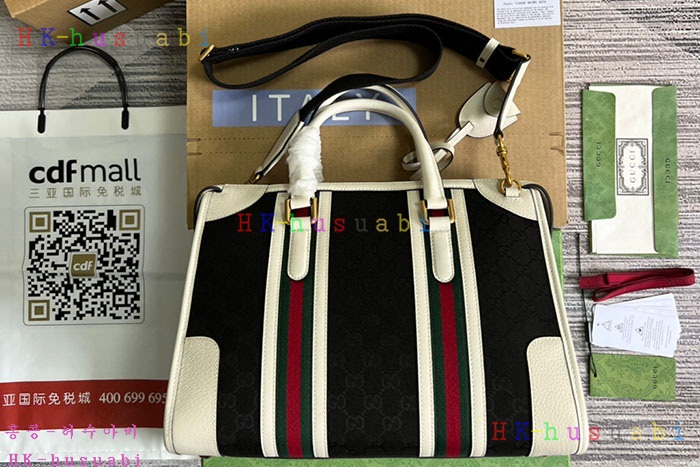 ★미러급★구찌 캔버스GG 탑핸들 토트백 715666-6