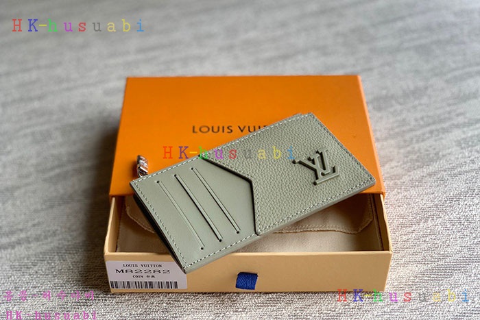 ★미러급★루이비통 LV 로고 지퍼 카드 홀더 M82282