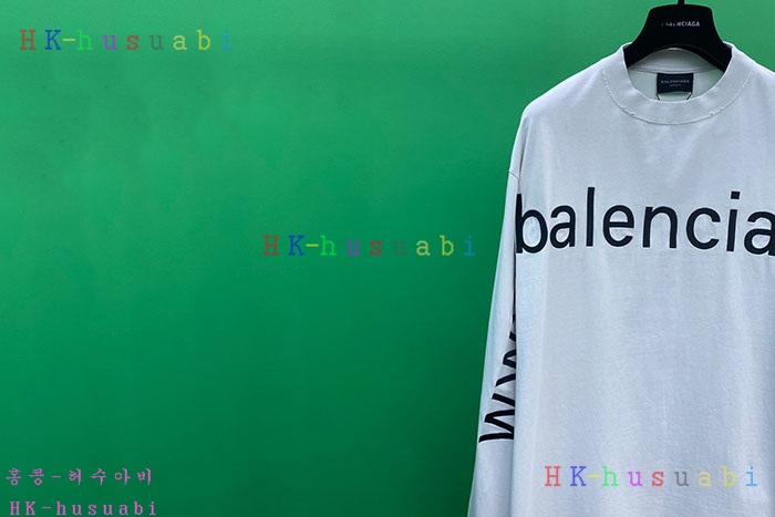 NEW 발렌시아가 긴팔티 신상 B 6829015