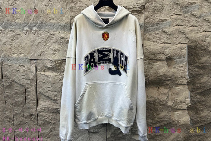 NEW 발렌시아가 후드티 신상 B 6829029
