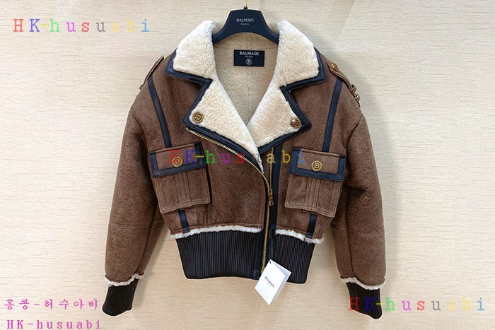 NEW 발망 무스탕자켓 신상  B 544141