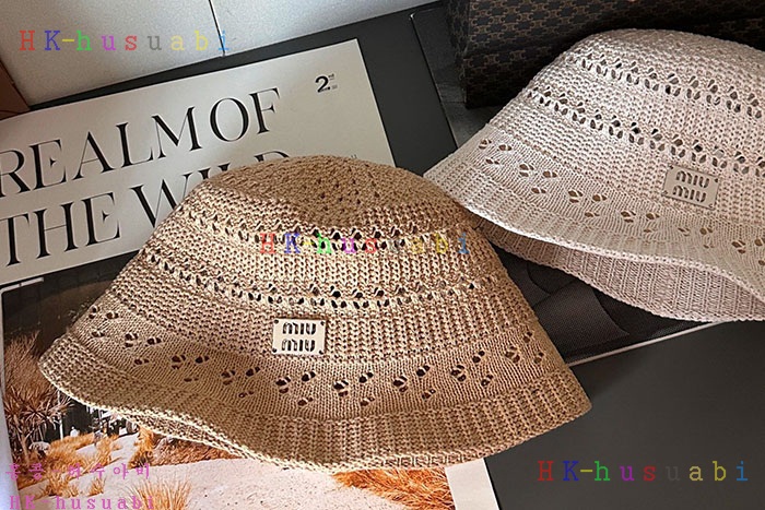 NEW 미우미우 모자 신상 M 4250112
