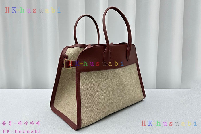 ★미러급★더로우 소프트 마고 15 백 in 캔버스 레더 W1255