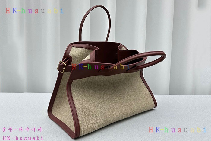 ★미러급★더로우 소프트 마고 15 백 in 캔버스 레더 W1255