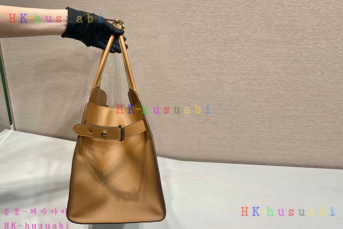 ★미러급★프라다 버클 장식 라지 가죽 토트백 1BG508