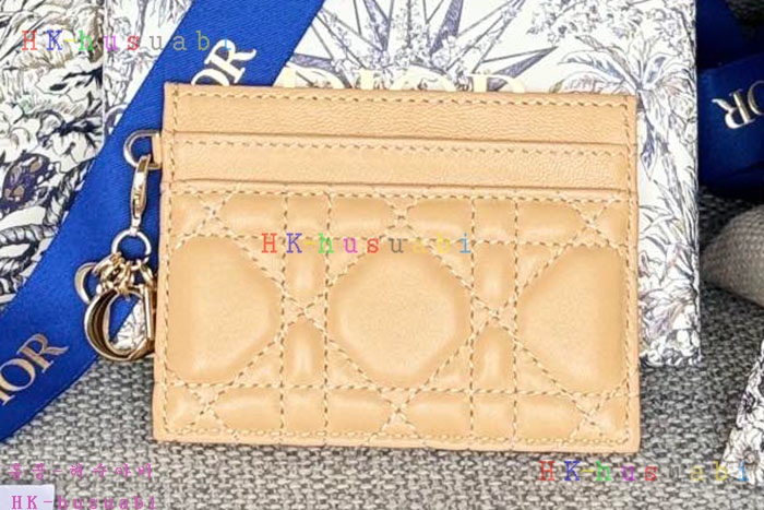 ★미러급★디올 Lady Dior Freesia 카드 지갑 S0974-4
