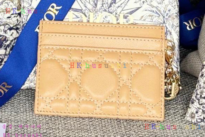★미러급★디올 Lady Dior Freesia 카드 지갑 S0974-4