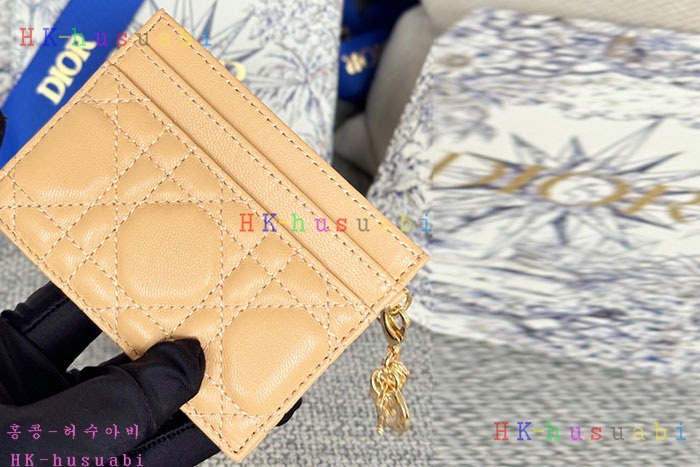 ★미러급★디올 Lady Dior Freesia 카드 지갑 S0974-4