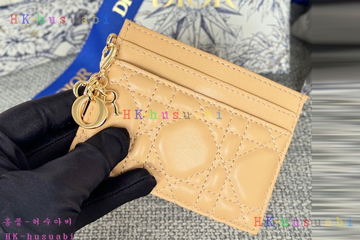 ★미러급★디올 Lady Dior Freesia 카드 지갑 S0974-4