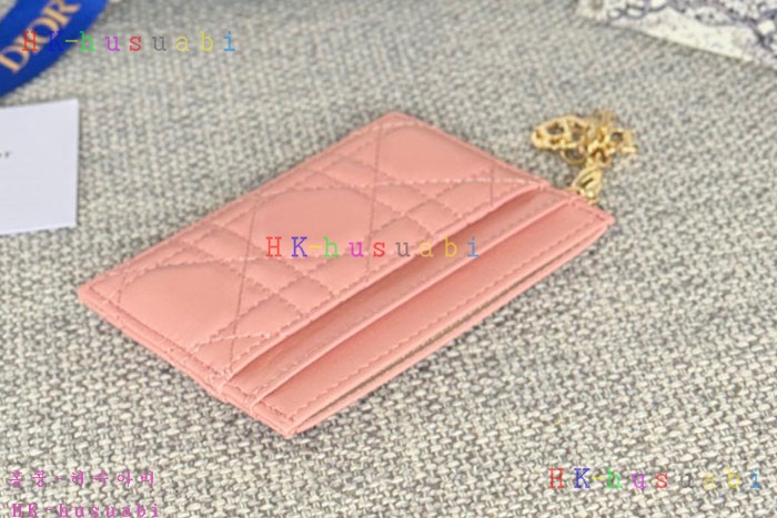 ★미러급★디올 Lady Dior Freesia 카드 지갑 S0974-5