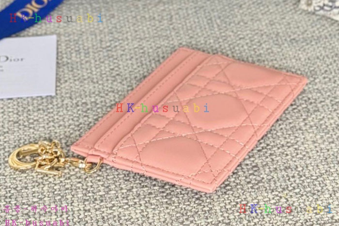 ★미러급★디올 Lady Dior Freesia 카드 지갑 S0974-5