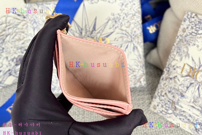 ★미러급★디올 Lady Dior Freesia 카드 지갑 S0974-5