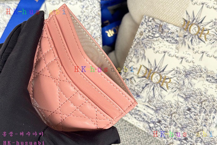 ★미러급★디올 Lady Dior Freesia 카드 지갑 S0974-5
