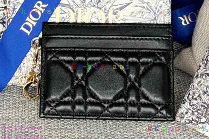 ★미러급★디올 Lady Dior Freesia 카드 지갑 S0974-6