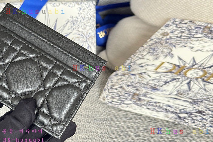 ★미러급★디올 Lady Dior Freesia 카드 지갑 S0974-6