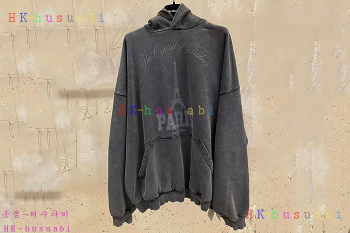 NEW 발렌시아가 후드티 신상 B 857002