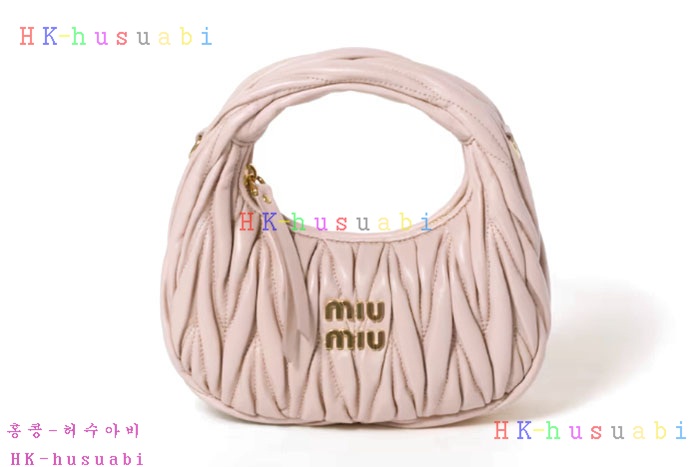 ★미러급★미우미우 완더 마테라쎄 나파 가죽 호보 미니 백 5BP078-6