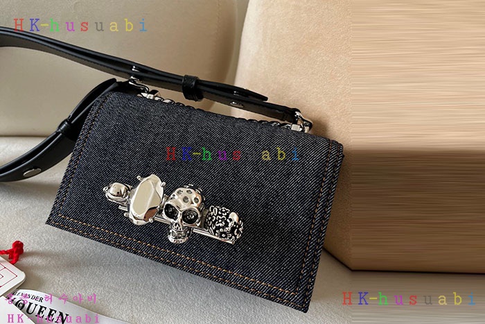★미러급★알렉산더 맥퀸 미니 주얼 포링 사첼백 756521-11