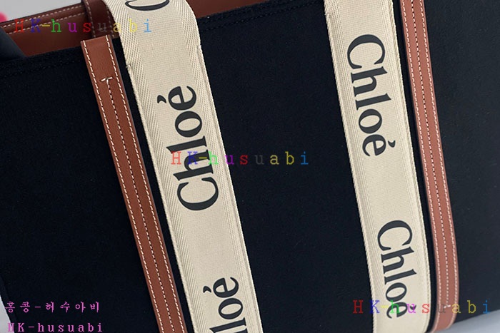 ★미러급★끌로에 펠트 WOODY 라지 토트백  CHC22AS382-6
