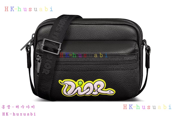 ★미러급★디올 DIOR AND KAWS Rider 2.0 미니 지퍼 메신저 백 2ESWS034