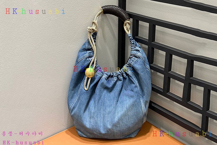 ★미러급★로에베 빈티지 미디움 데님 스퀴즈 백 A567